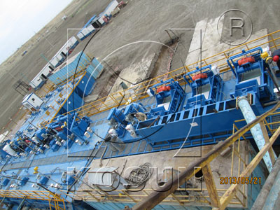 KOSUN  drilling fluids mud cleaner delivery to Russia