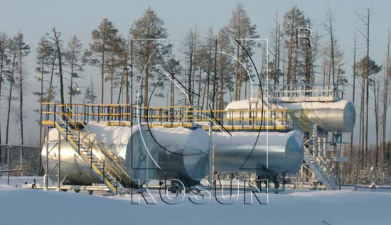 KOSUN Diesel Tank in Russian Sever Cold Region